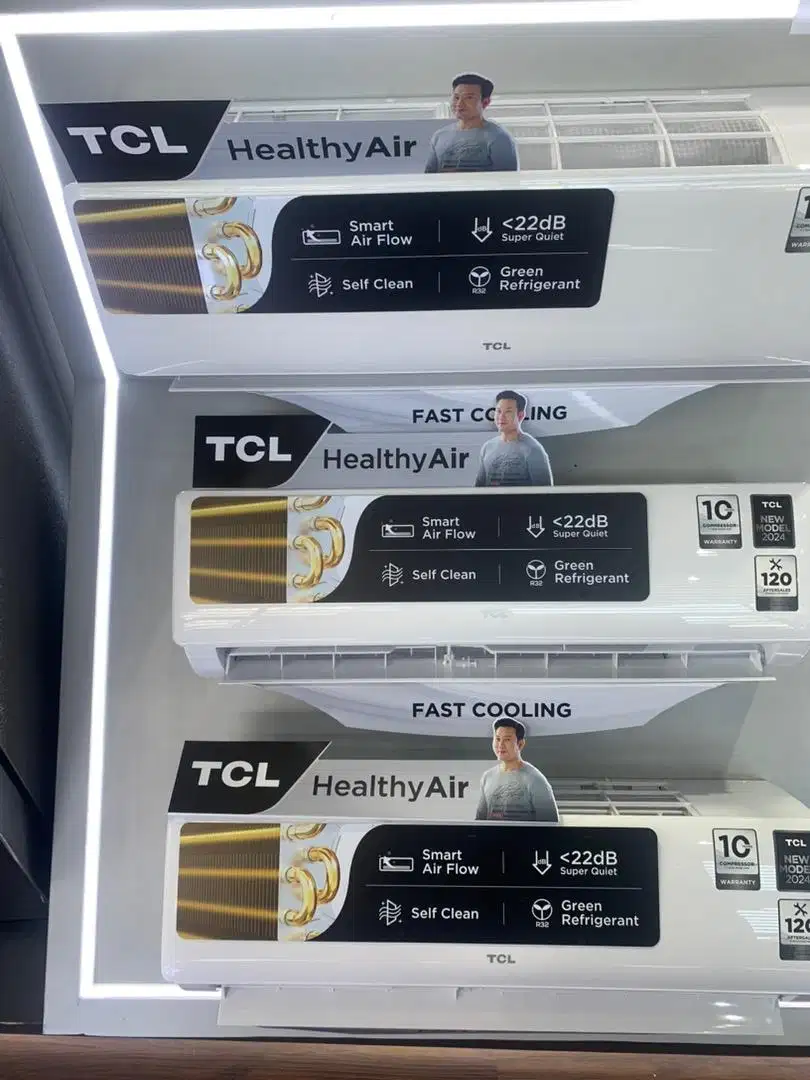 Ac TCL Lowwatt 1/2 Pk + Pasang Unit Baru Garansi Resmi