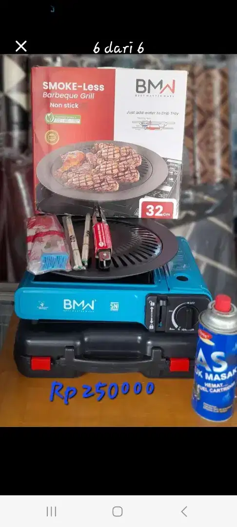 Paket Peralatan BBQ/ Grill pan