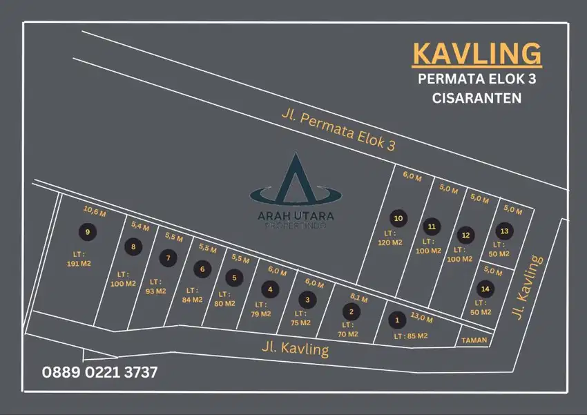 Tanah Kavling dan Rumah Siap Bangun, Gratis Desain