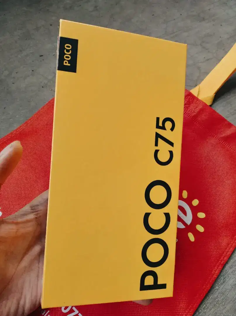POCO C75  RAM 6/128 JUAL MURAH AJA ADA NOTA