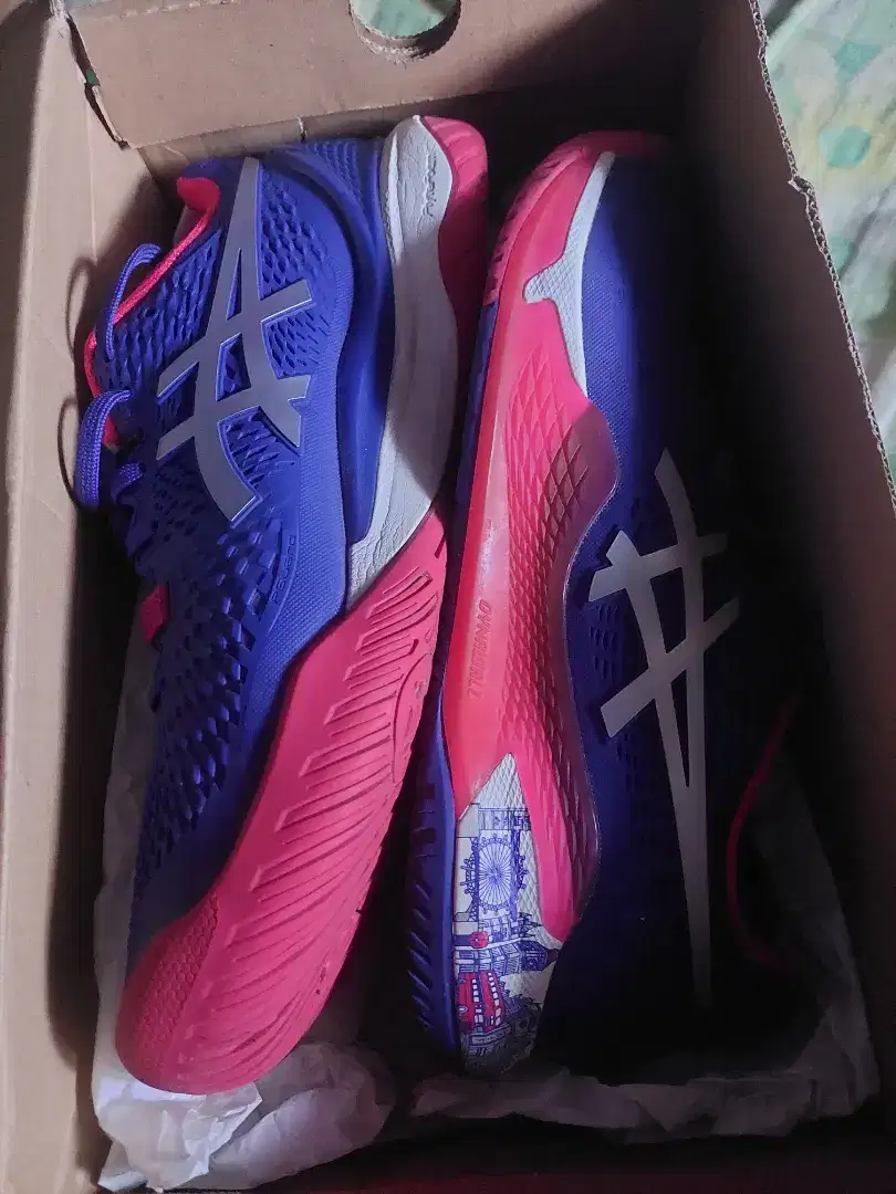 Sepatu tennis asics gel resolution 9 limited edition