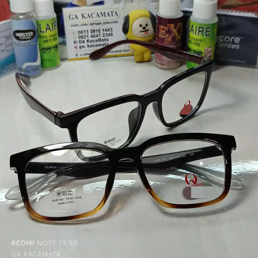 Frame Kacamata Lentur Model Kotak
