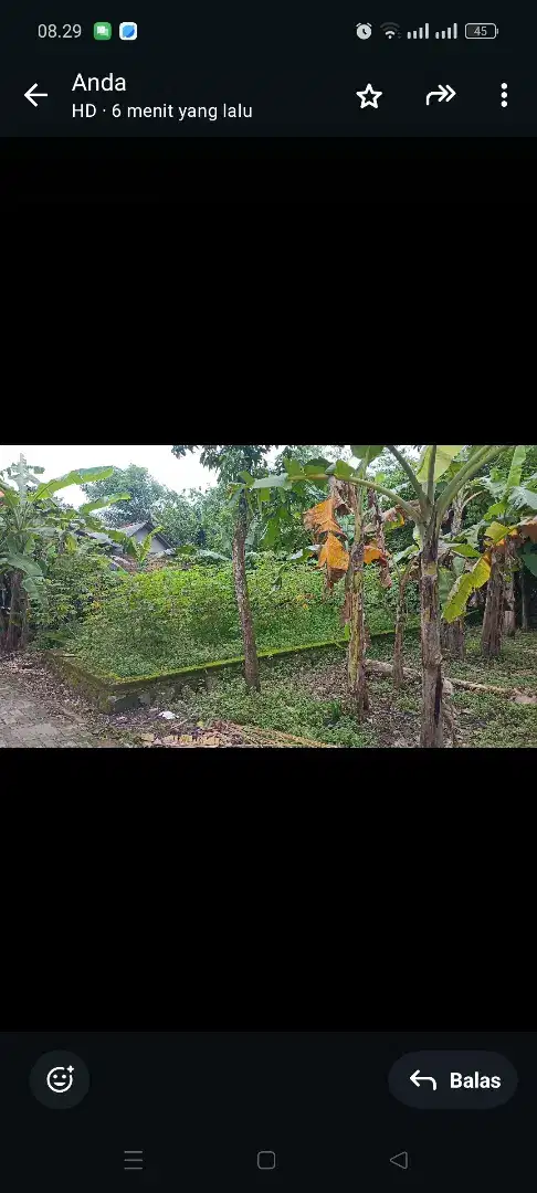 Di jual cepat Tanah kosong dn Tanah ad pondasi ny, Tampa plantara.