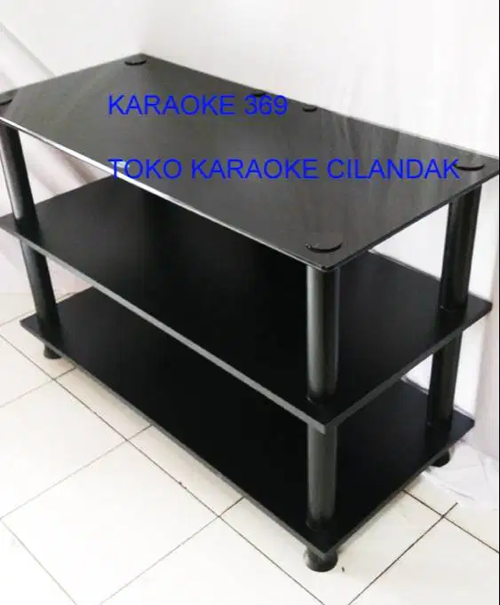 rak audio ukuran 1 meter