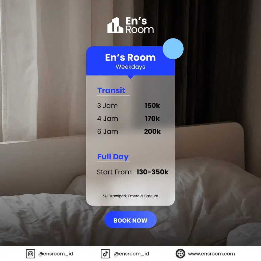 Staycation Apartemen Montblanc Bekasi En'sRoom Senin