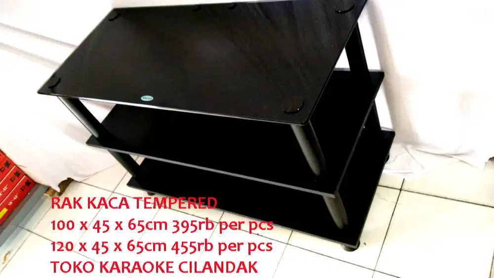 meja rak audio 120cm