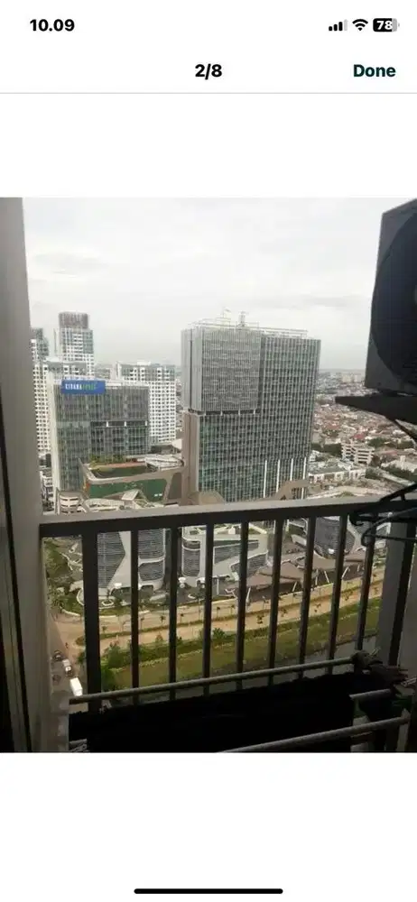 disewakan tifolia apartment 2jt/bln