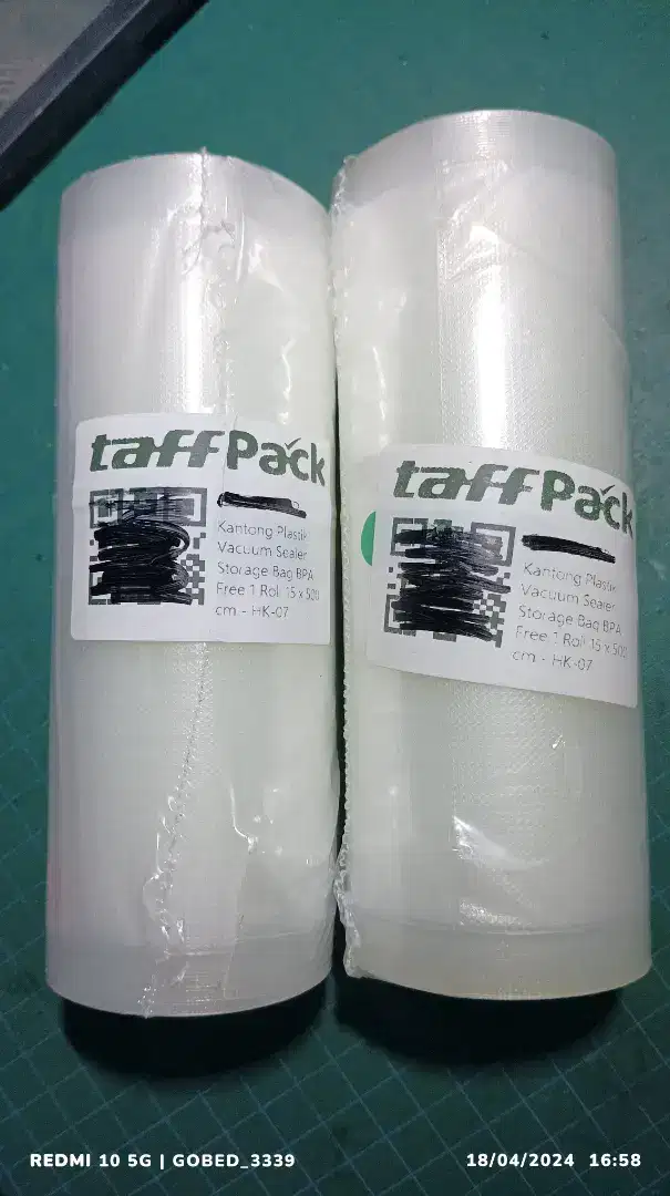 Taffpack Plastik Makanan Vscuum Sealer 15 x 500cm