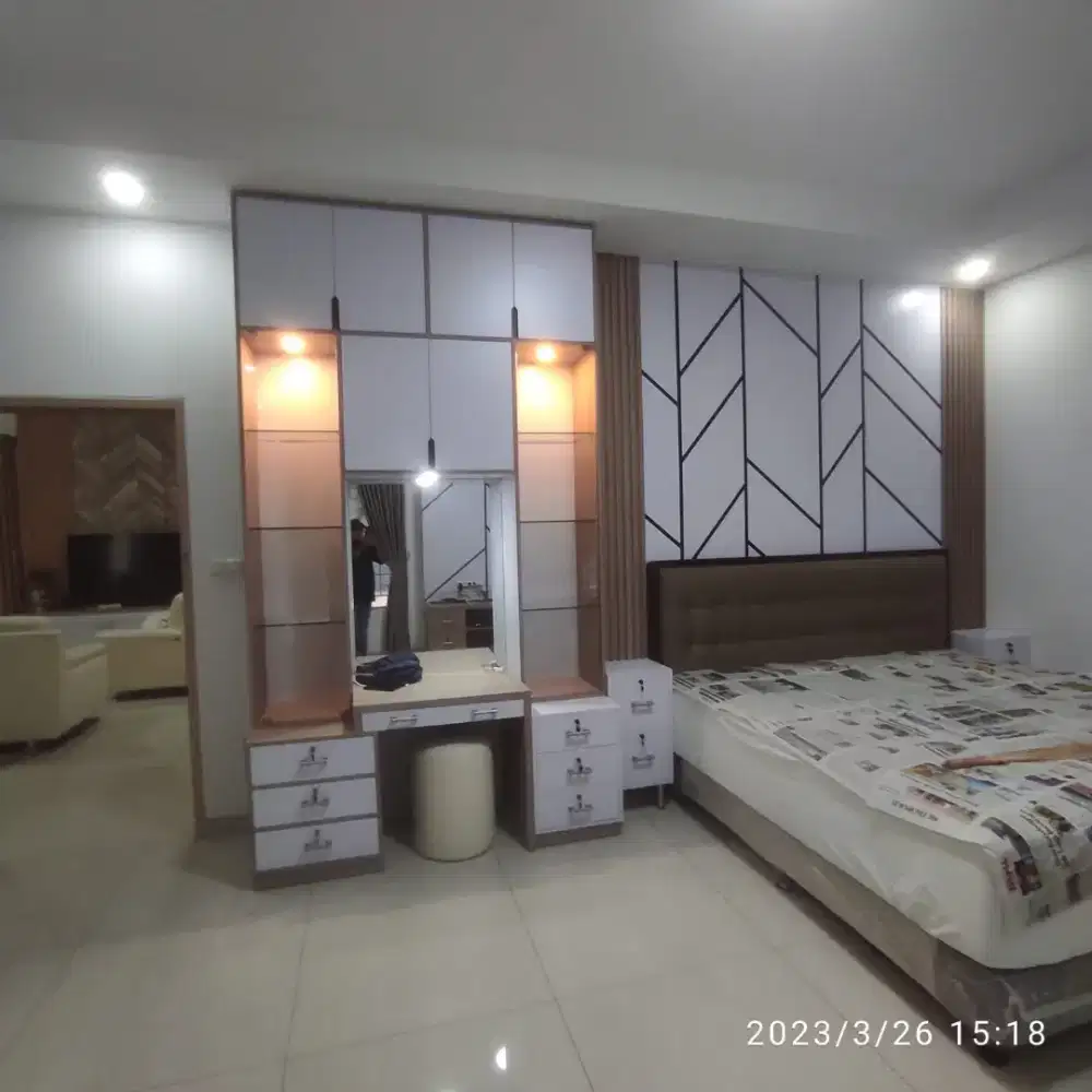 Lemari , Backdrop , Tempat tidur , Nakas