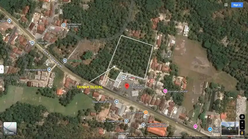 Dijual Tanah & Kebun Kelapa di Lokasi Strategis Pangandaran