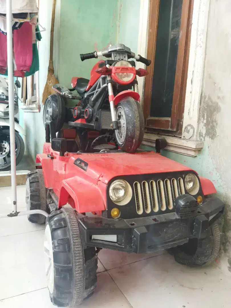 Mobil dan motor aki anak anak