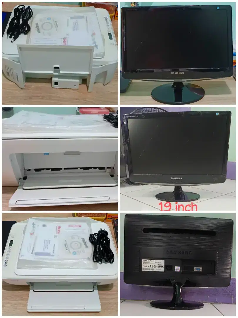 Jual murah printer + gratis monitor samsung 19inch