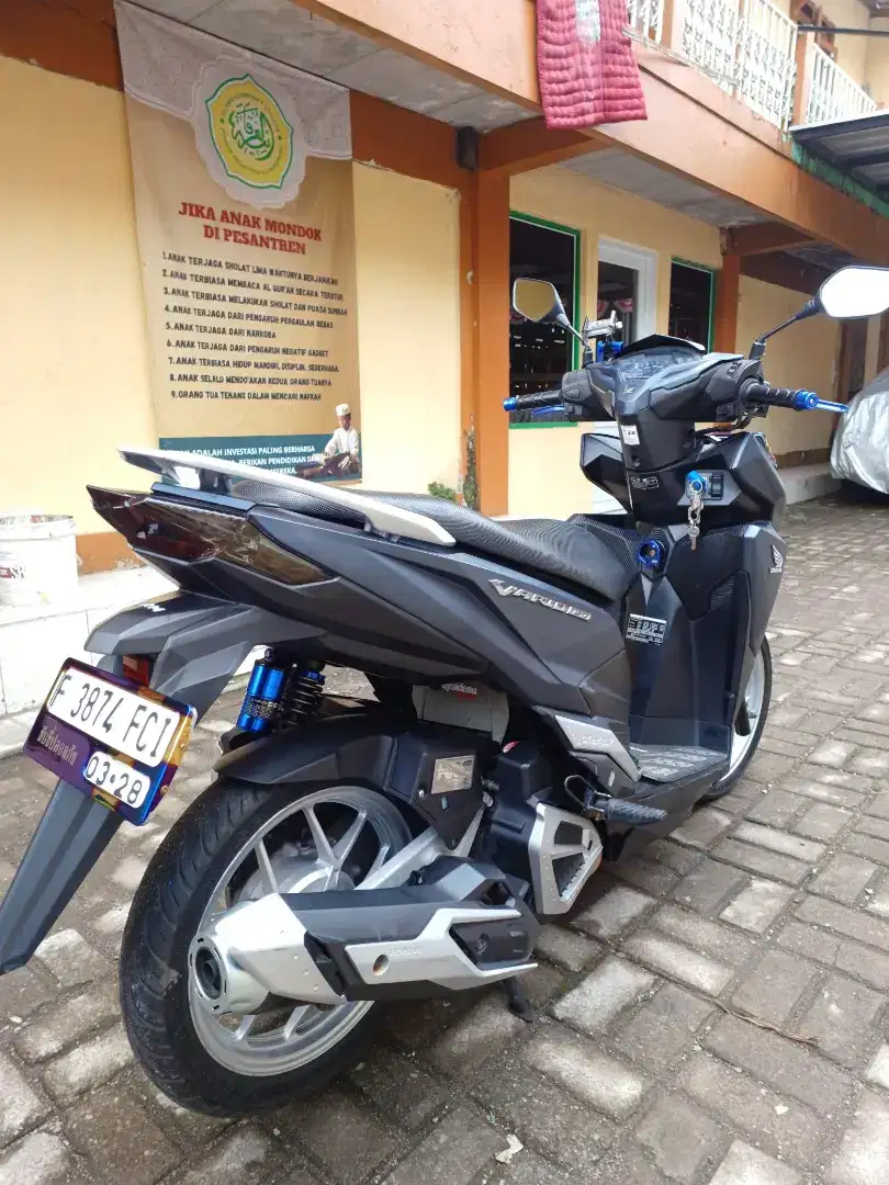 Istimewa honda vario 150 CC varian blue