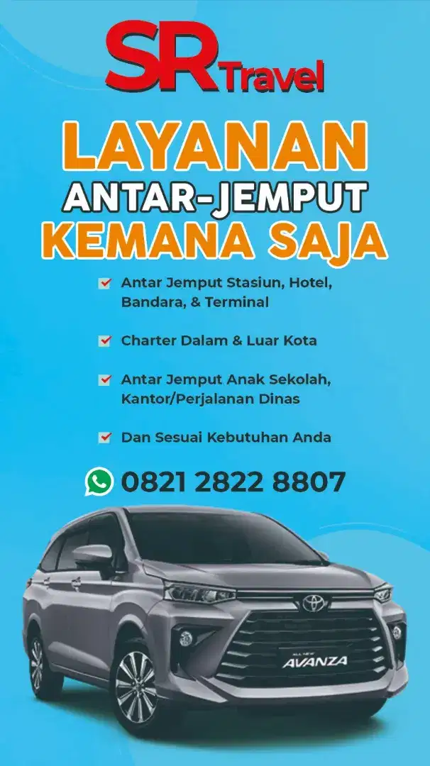 SR travel Melayani Antar jemput