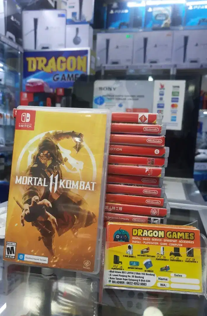 Mortal Kombat Games Kaset Nintendo Switch Like New