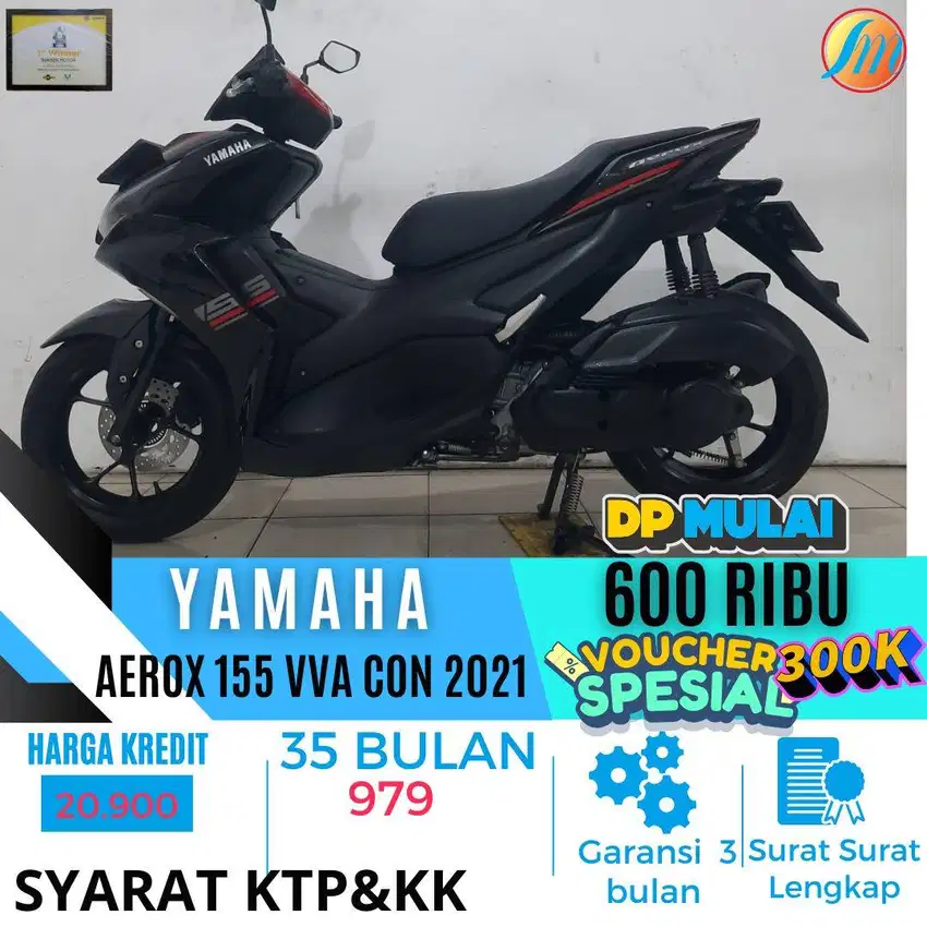 AEROX 155 VVA CON JUAL CEPAT CASH&KREDIT FREE VOUCHER 300K