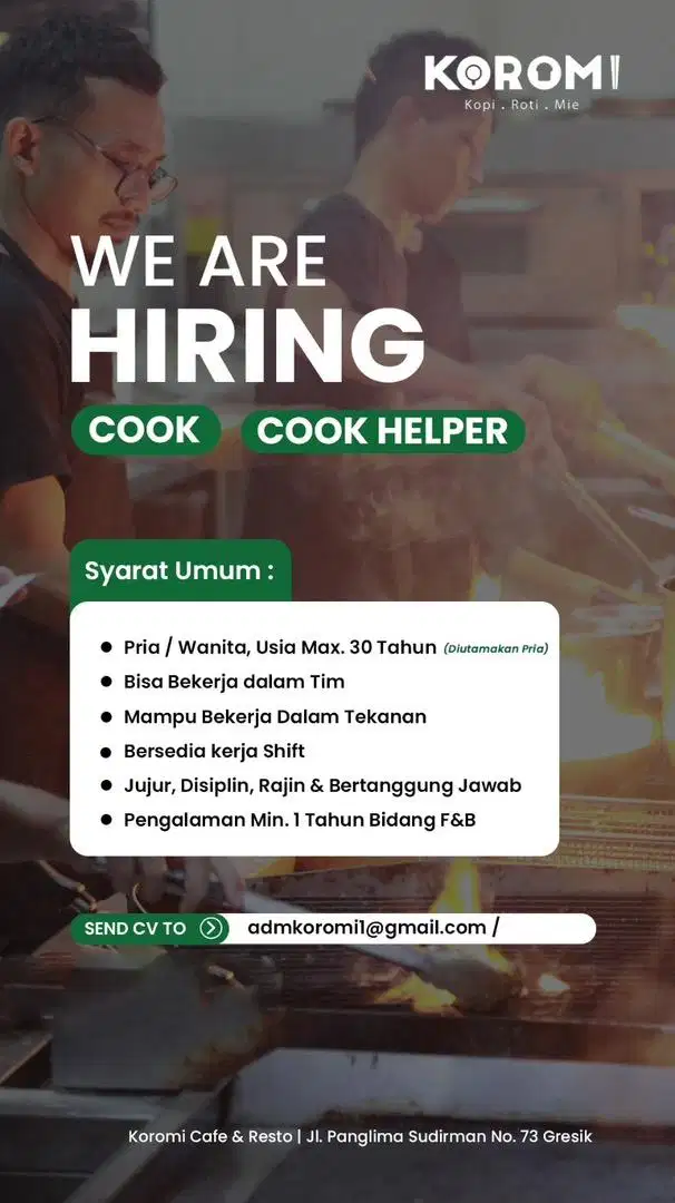 Cook & cook helper