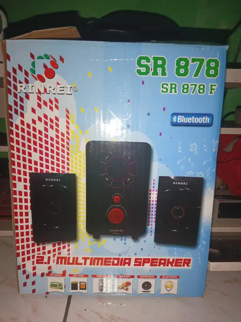 Jual speaker remot bluetooth rinrei nominus gak jadi di pakai