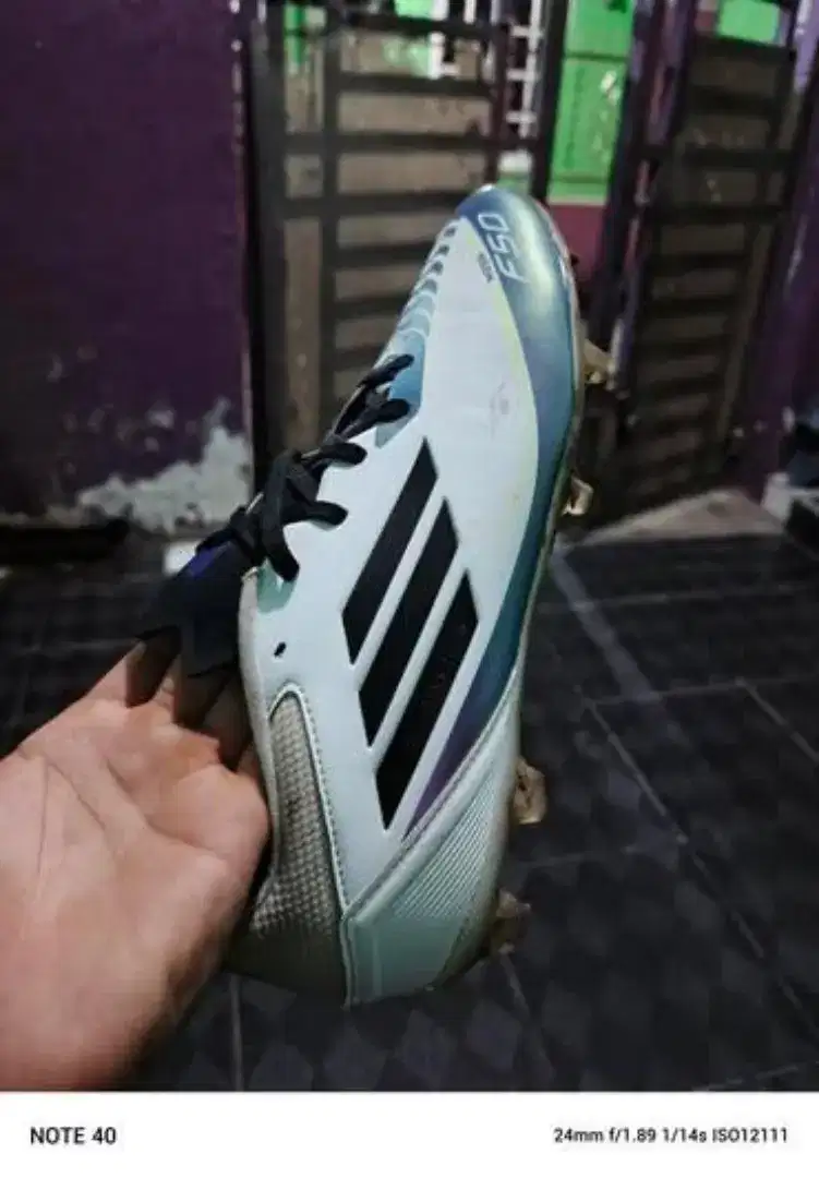 Sepatu bola adidas f50 league messi original UK 42