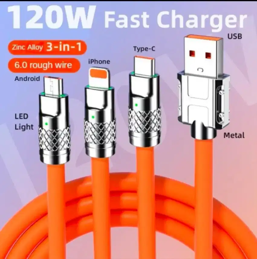 Kabel charger 3 in 1