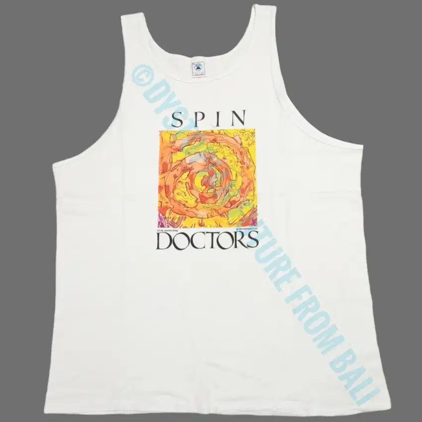 Vintage 1993 Tanktop Band Spin Doctors - Art by Jennifer Billig