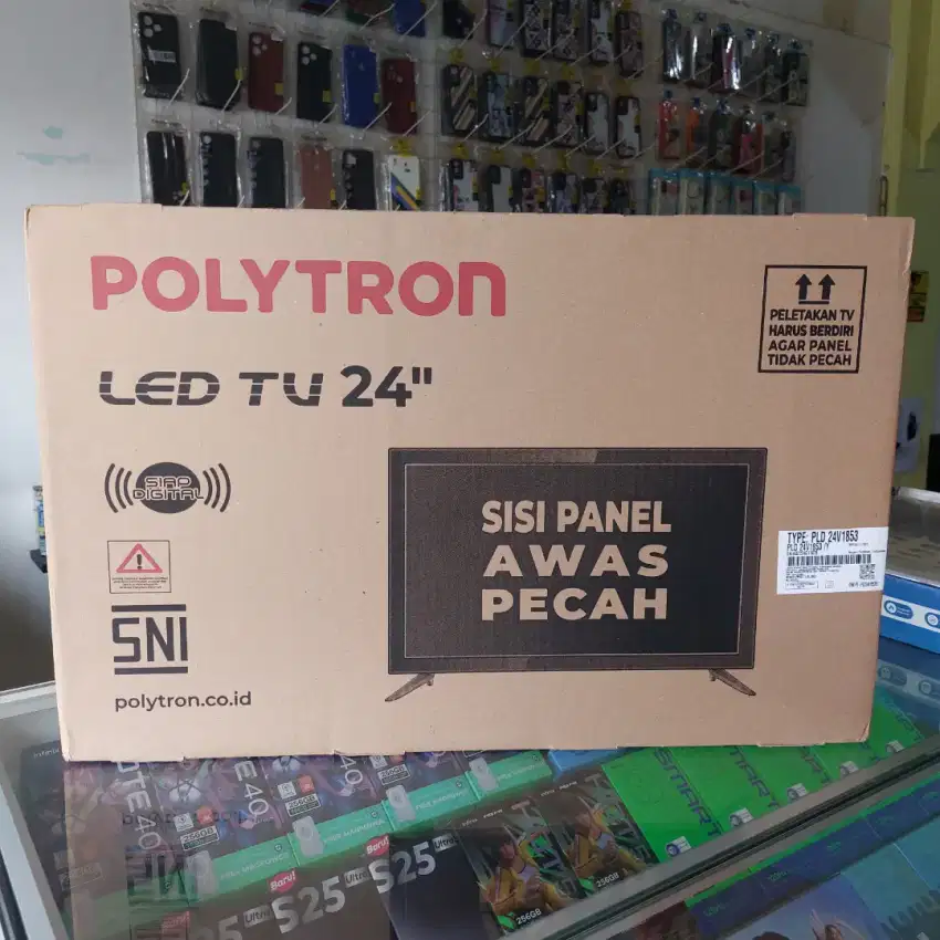 POLYTRON TV DIGITAL 24 INCH GARANSI RESMI