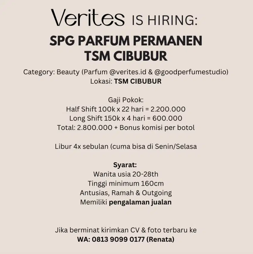 SPG PARFUM TSM CIBUBUR