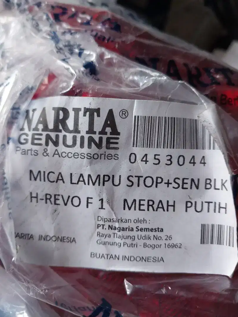Lampu MICA STOP + SEN BELAKANG H REVO F 1 MERAH PUTIH