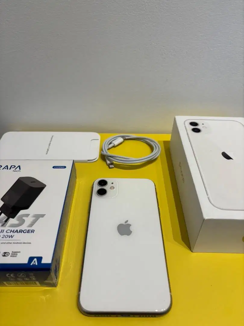 Second iBox iPhone 11 128GB White Fullset