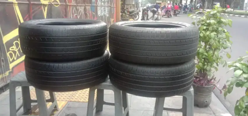 MJ ban 235/55/R19 Goodjyear SUV nik muda 2022 4pcs mlus hub Wa gan