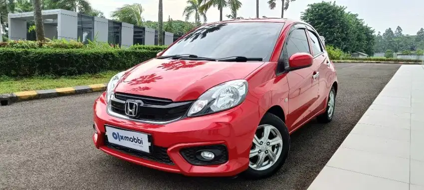 Pajak Panjang -  Honda Brio Satya 1.2 E Bensin MT 2018 Merah FW