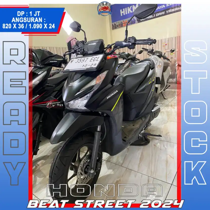 HONDA BEAT STREET 2024 LIKE NEW BOSSKU HIKMAH MOTOR KEPUH MALANG