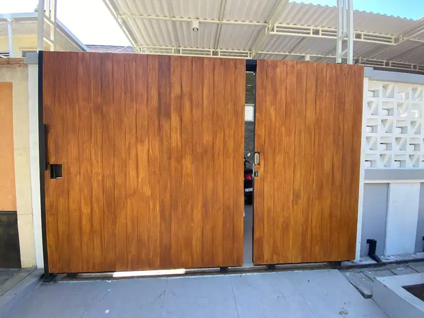 PAGAR RUMHA BAHAN WOODPLANK A PLUS FREE SURVEY LOKASI AREA SURABAYA