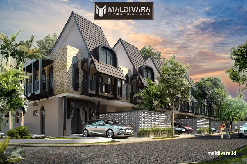 VILLA DIJUAL DI BATU MALANG KONSEP MALDIVES ICONIC