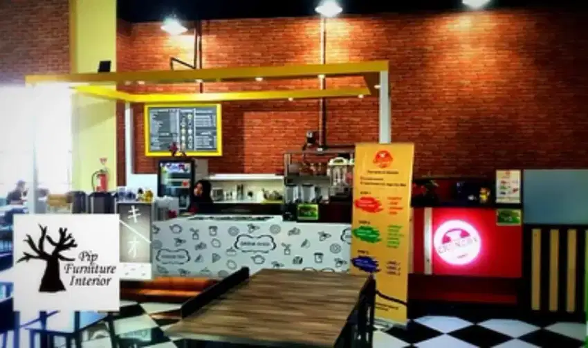 etalase jualan  booth meja bar  jogja