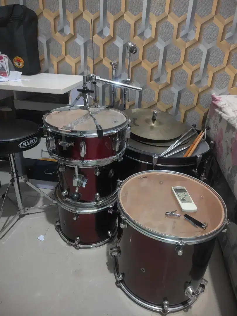 Drum Mapex cantik jarang pakai