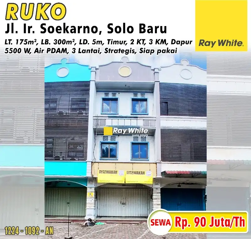 ruko Ir Sukarno solobaru