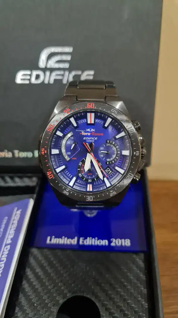 casio edifice scuderia toro rosso limited edition 563tr 2adr