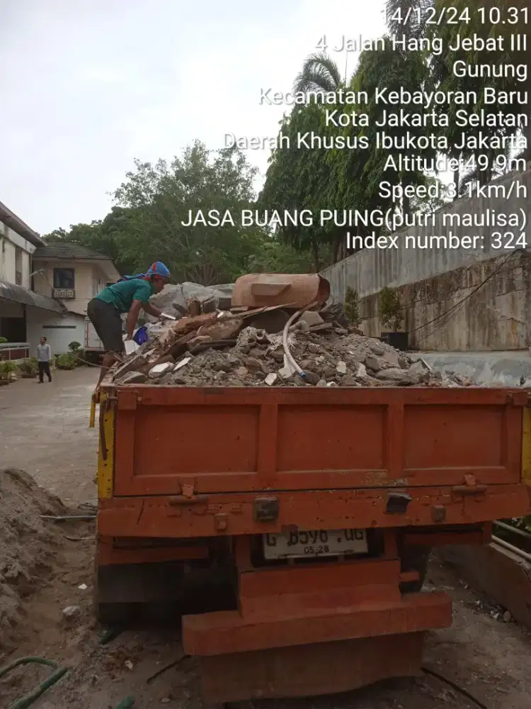 Jasa angkut puing sampah proyek