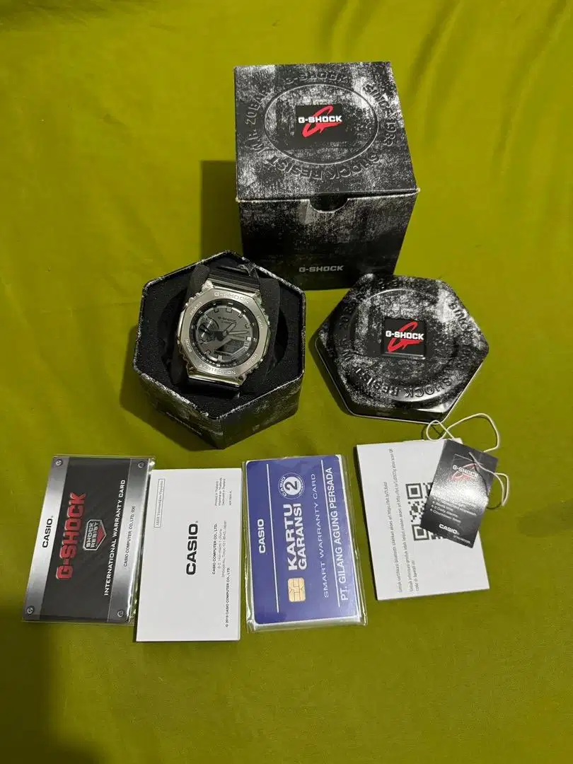 Casio G-Shock GM-2100-1ADR Baru Banget Murah