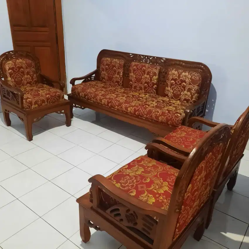 Jual Cepat Set Kursi Hongkong Kayu Jati