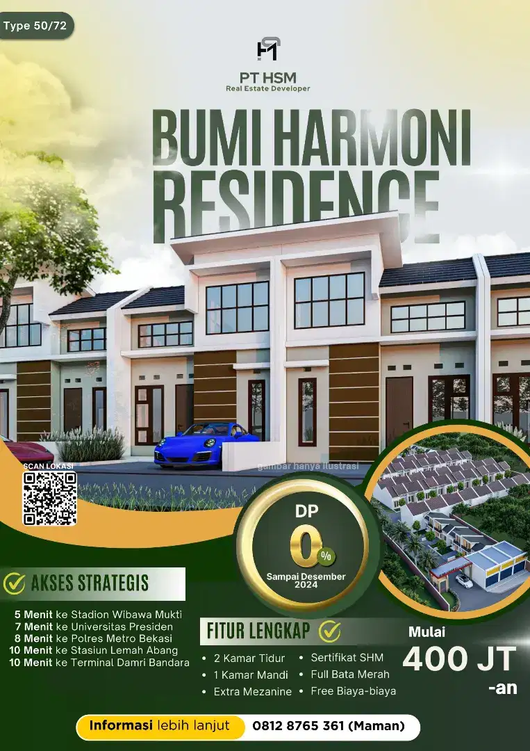 Rumah 2 lantai MURAH BERKUALITAS