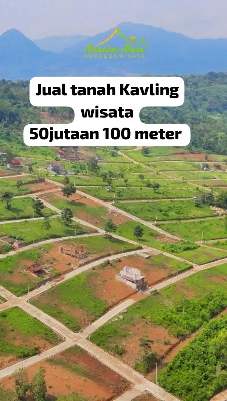 Jual Tanah Kavling Pinggir Jalan 50 Jutaan 100 Meter