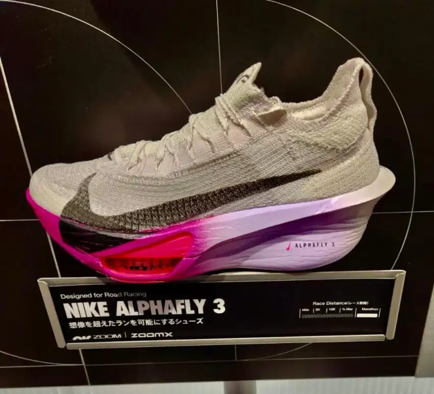 Jual Nike Air Zoom Alphafly 3, Lengkap Ori 100 % New, Ex PO Japan