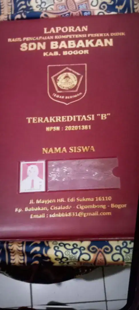 Map ijasah Dan raport (map)