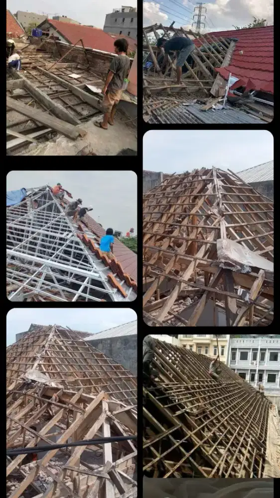 Ganti Atap Rumah Kayu