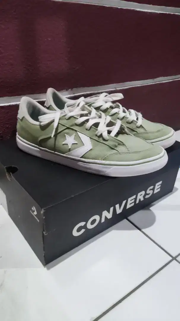 Jual Converse Tobin Ox Alligator Sage Ori