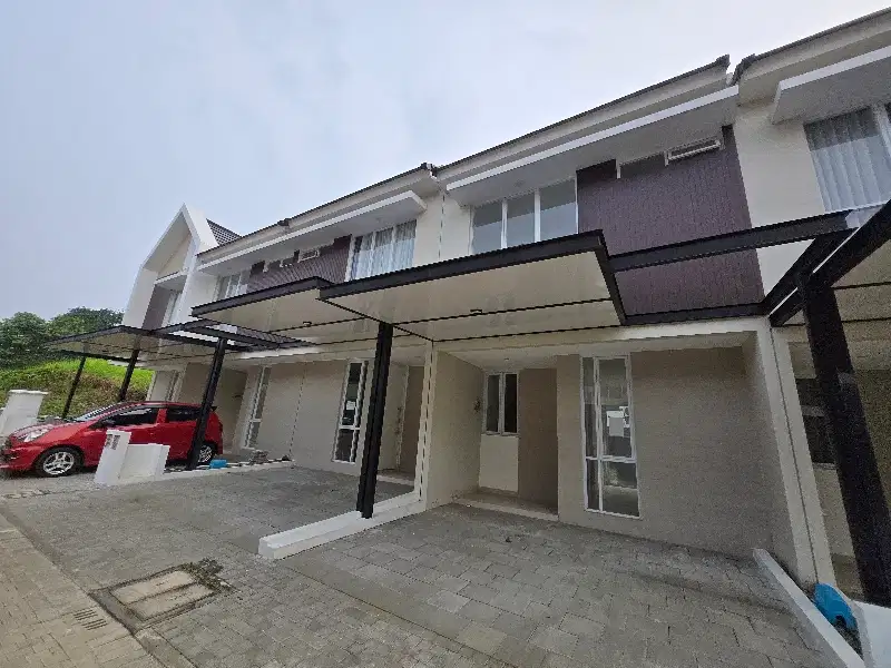 Disewa rumah baru semi furnish di cluster duo talaga bestari tangerang