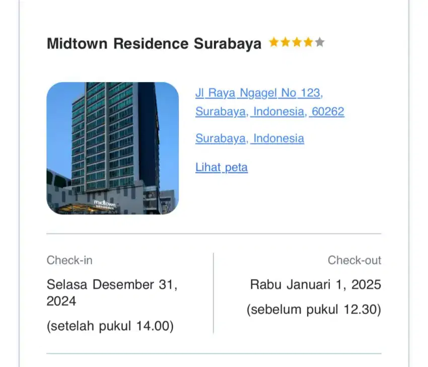 Voucher hotel surabaya