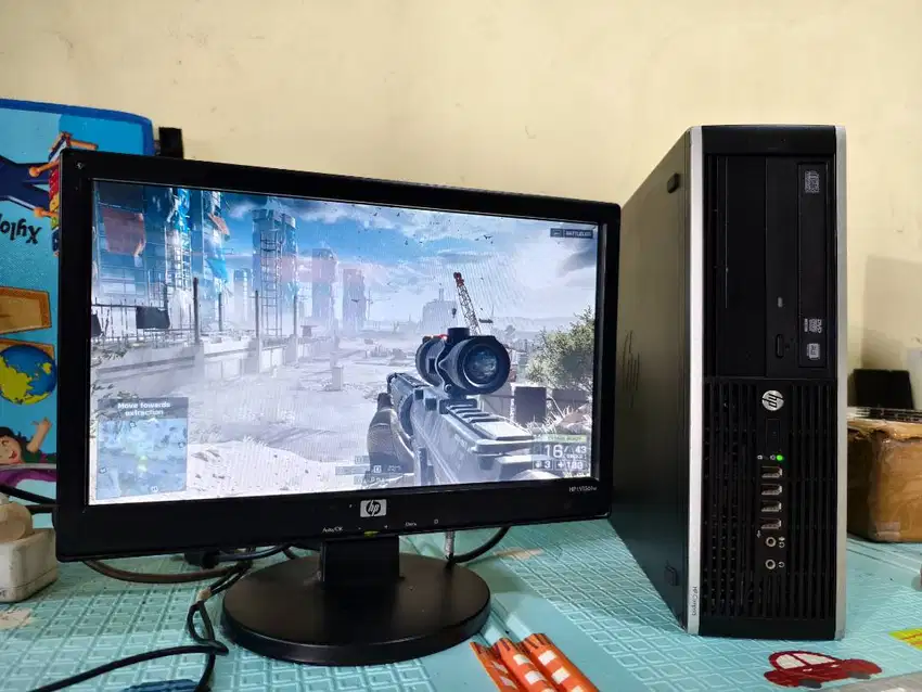 Sepaket PC HP AMD 3.7ghz desain grafis dan Full Game PES GTA V